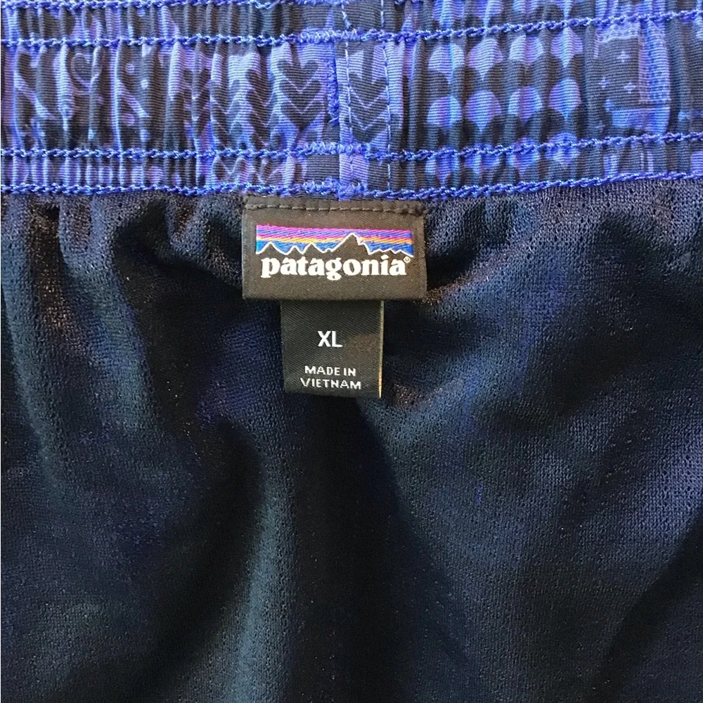 Patagonia Baggies EUC Swim Shorts Trunks Bathing 7” Lined Boys‎